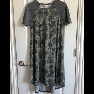 Tunic/Dress with baseball sleeves